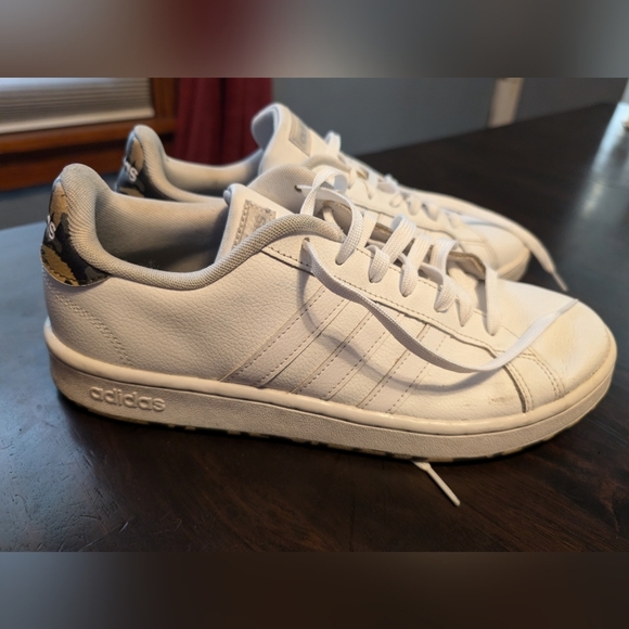 Adidas Grand Court Camo Bottom Sneakers, Mens 10, GUC - Picture 2 of 8